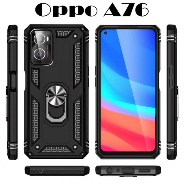 - BeCover Military  Oppo A76 Black (707405) -  1