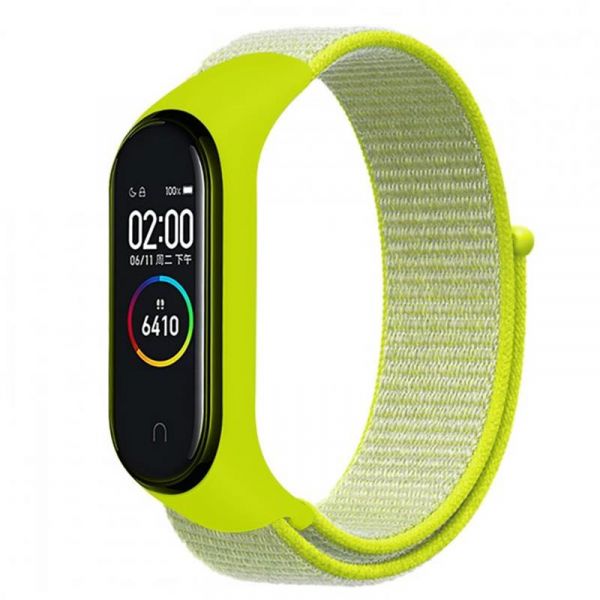  BeCover Nylon Style  Xiaomi Mi Smart Band 7 Lime (707662) -  1