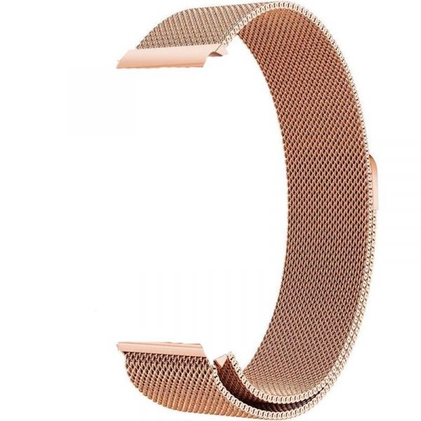  BeCover Milanese Style  Xiaomi Amazfit Bip (20mm) Lite/Bip S Lite/GTR 42mm/GTS/TicWatch S2/TicWatch E/GTS 3/GTS 2 mini Rose Gold (707684) -  2