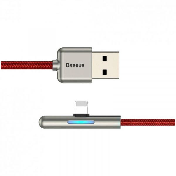  Baseus Iridescent Lamp Mobile Game USB3.1-Lightning 1.5A, 2, Red (CAL7C-B09) -  2