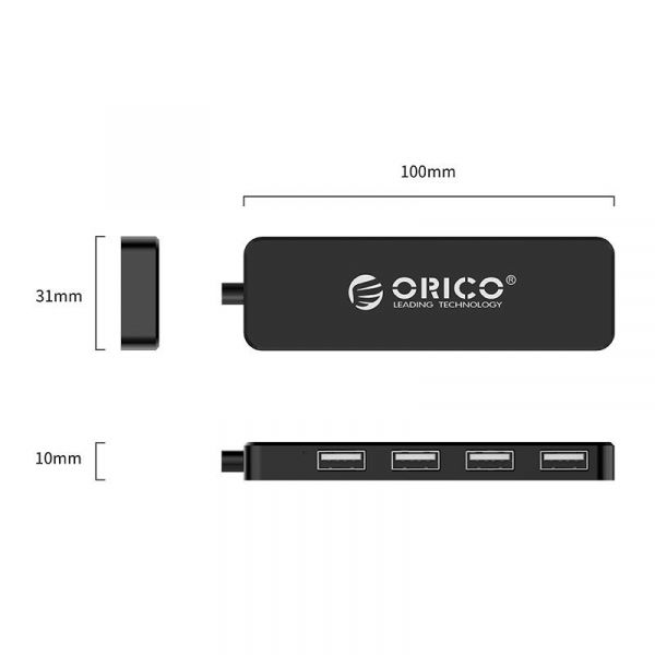  USB2.0 Orico (CA913237) FL01-BK-BP Black 4USB3.0 -  3