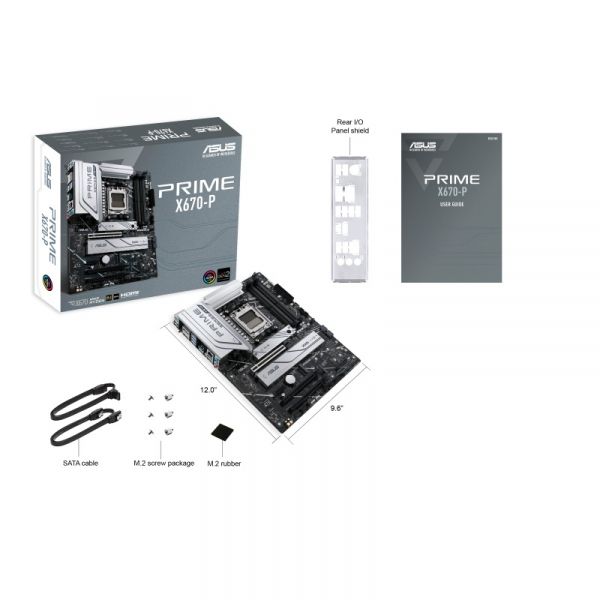   Asus Prime X670-P Socket AM5 -  6