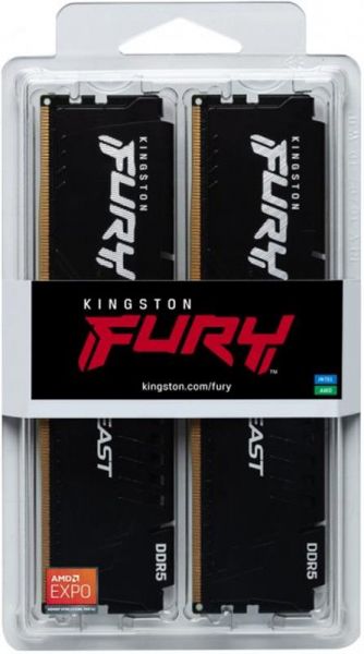  ` DDR5 2x16GB/6000 Kingston Fury Beast Black (KF560C30BBK2-32) -  6