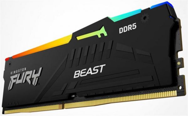   DDR5 16GB/5200 Kingston Fury Beast RGB Black (KF552C36BBEA-16) -  3