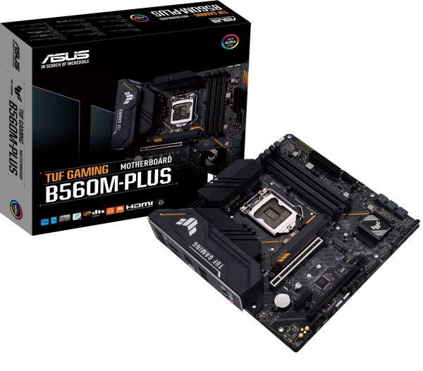 ASUS c  TUF GAMING B650M-PLUS sAM5 B650 4xDDR5 M.2 HDMI DP mATX 90MB1BG0-M0EAY0 -  1