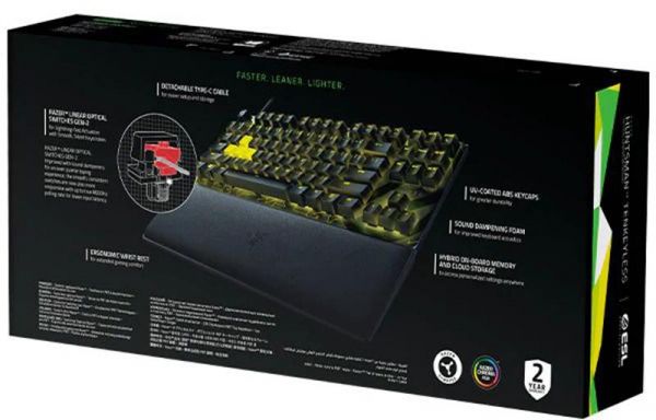  Razer Huntsman V2 Tenkeyless Red Switch Black (RZ03-03941700-R3M1) -  4