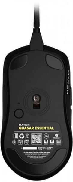  Hator Quasar Essential Black (HTM-400) USB -  6