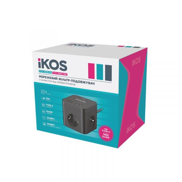  - IKOS C34S-CU Black (0007-CEF) -  2