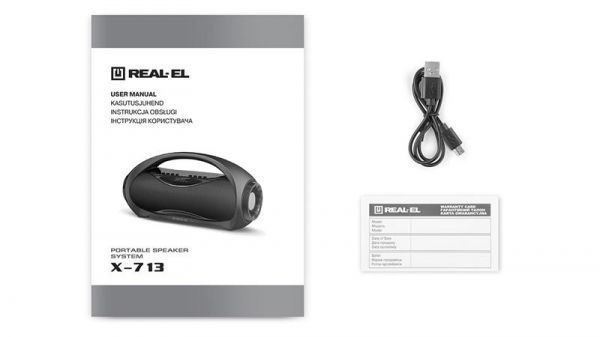    REAL-EL X-713 Black -  8