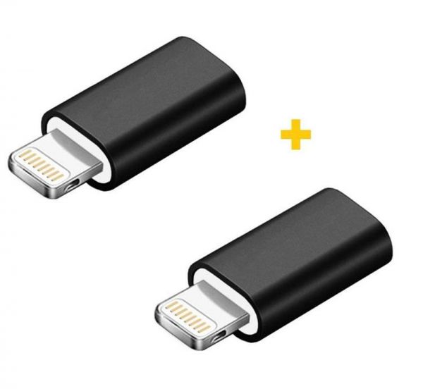  XoKo AC-005 microUSB-Lightning Black 2. (XK-AC005-BK2) -  1