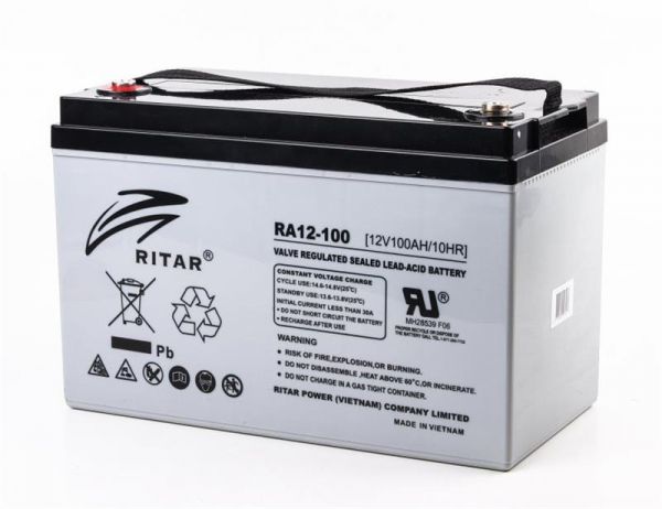      Ritar 12V 100AH (RA12-100) AGM -  1