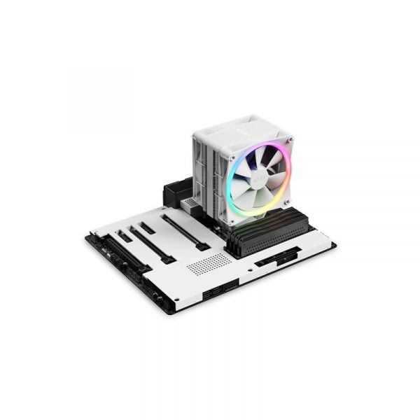   NZXT T120 RGB White (RC-TR120-W1), Intel: 1700/1200/1150/1151/1155/1156, AMD: AM5/AM4, 4-pin PWM -  4