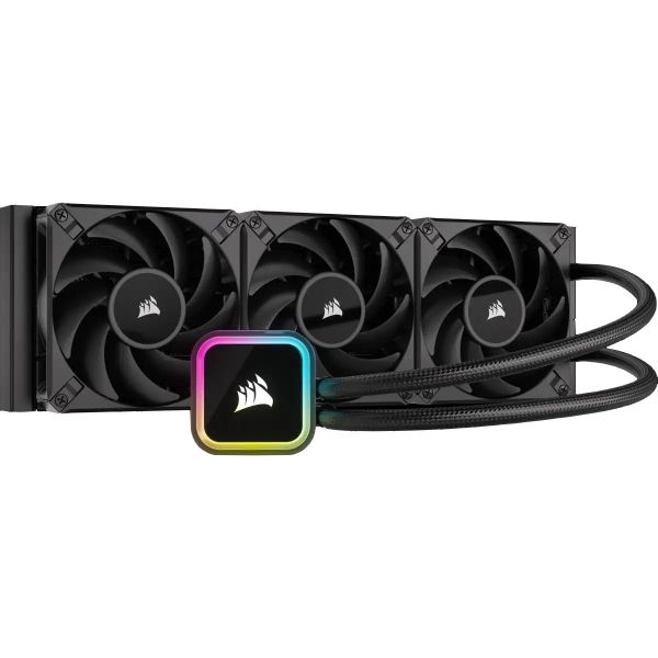    Corsair iCUE H150i Elite RGB Liquid CPU Cooler (CW-9060060-WW), Intel: 2066/2011/1700/1200/1151/1150/1155/1156/1366, AMD: AM5/AM4/TRX4/TR4, 39712027  -  1