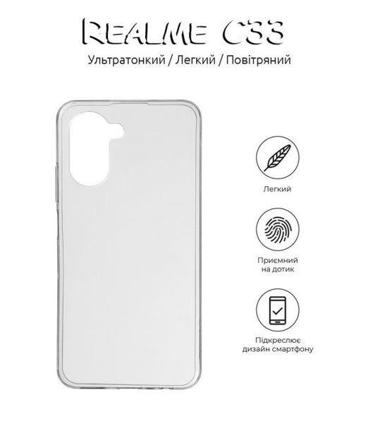 - BeCover  Realme C33 Transparancy (708668) -  4