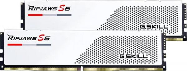   DDR5 2x16GB/6000 G.Skill Ripjaws S5 White (F5-6000J3238F16GX2-RS5W) -  1