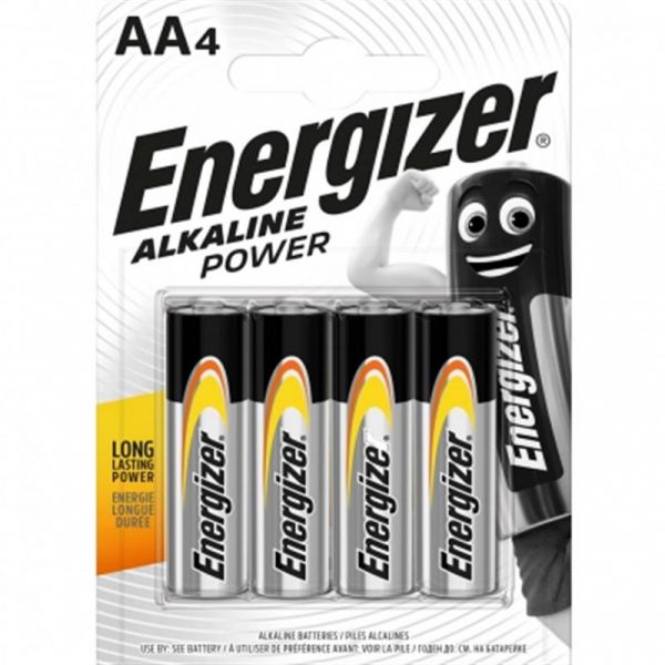  Energizer Alkaline Power AA 4  -  1