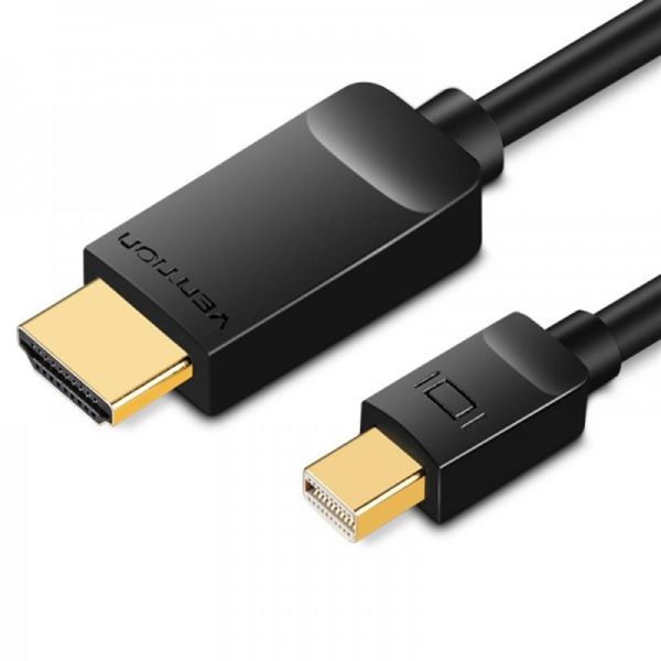  Vention MiniDisplayPort-HDMI, 2 m, v1.4, Black (HAHBH) -  1