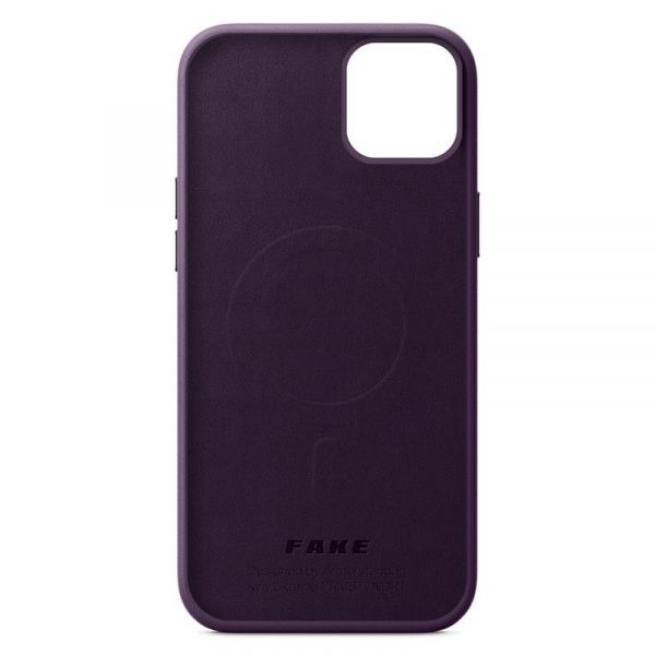 - Armorstandart Fake Leather  Apple iPhone 14 Plus Dark Cherry (ARM64395) -  2