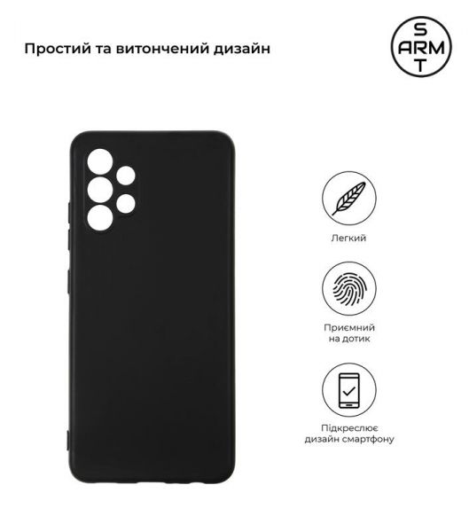 - Armorstandart Matte Slim Fit  Samsung Galaxy A32 SM-A325 Camera cover Black (ARM65861) -  2