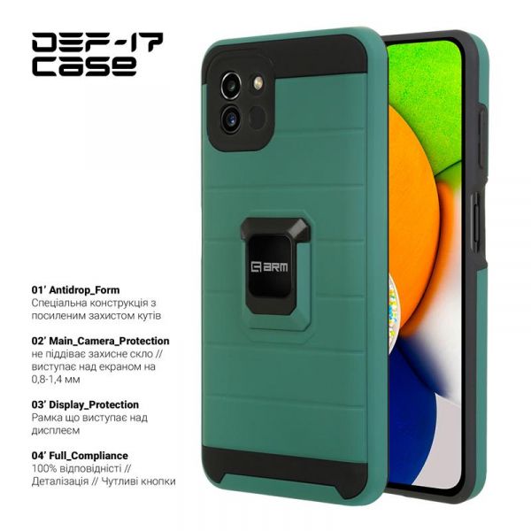 - Armorstandart DEF17  Samsung Galaxy A03 SM-A035 Military Green (ARM61351) -  2