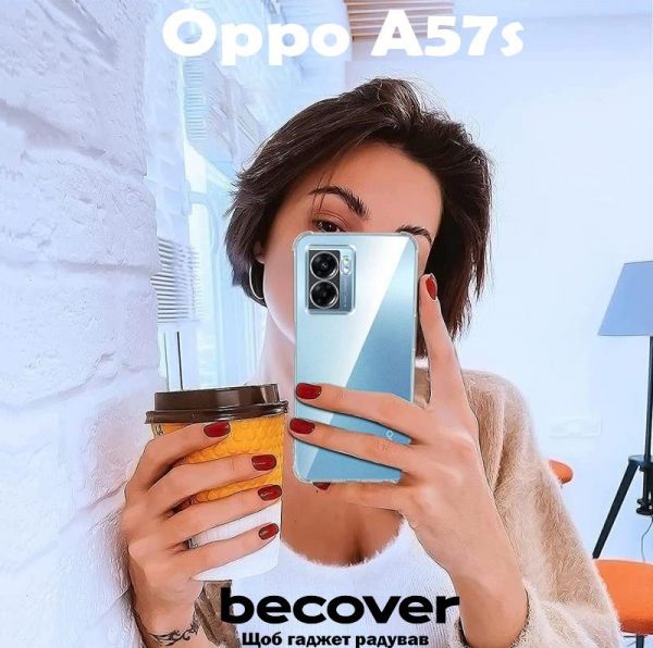 - BeCover Anti-Shock  Oppo A57s Clear (708893) -  4