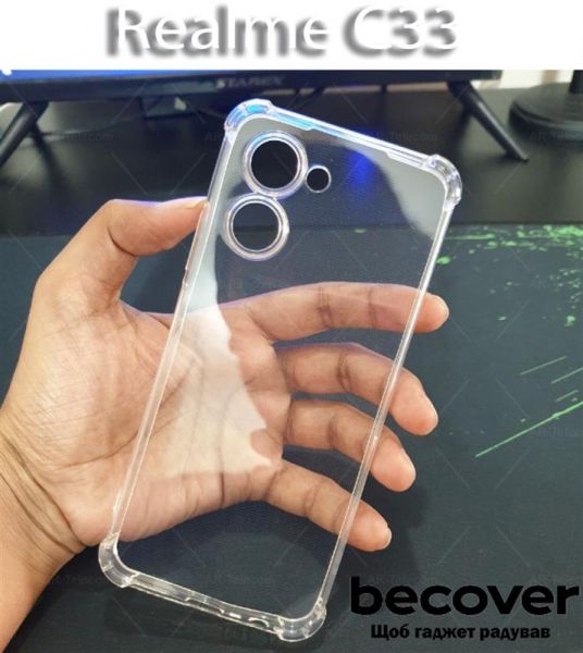 - BeCover Anti-Shock  Realme C33 Clear (708922) -  2