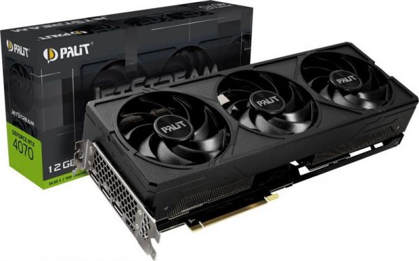 ³ GF RTX 4070 12GB GDDR6X JetStream Palit (NED4070019K9-1047J) -  1