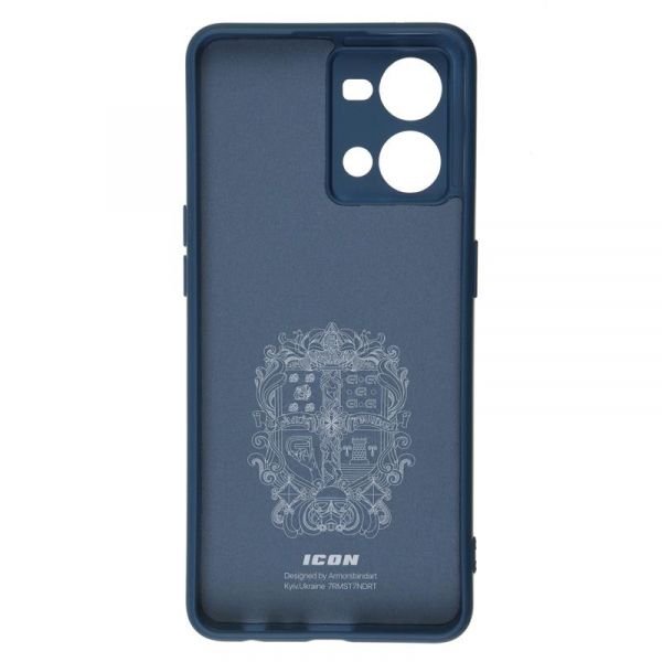 - Armorstandart Icon  Oppo Reno7 4G Camera cover Dark Blue (ARM65429) -  2