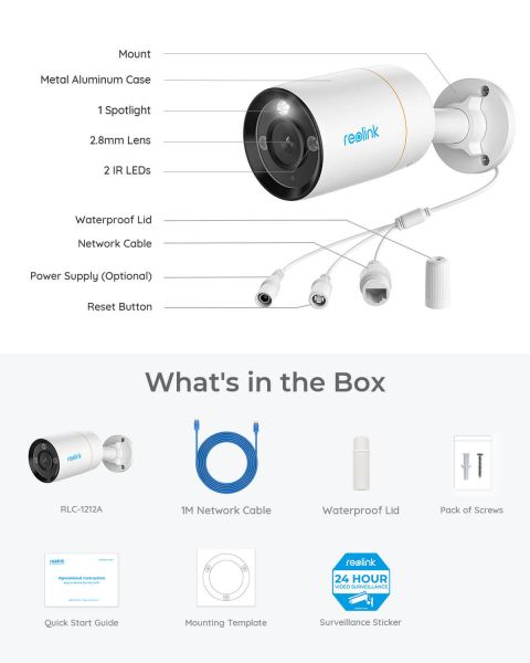 IP  Reolink RLC-1212A -  2