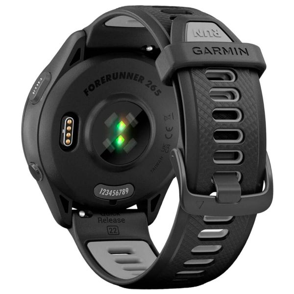 - Garmin Forerunner 265 Black Bezel  Case  Black/Powder Gray Silicone Band (010-02810-50) -  11