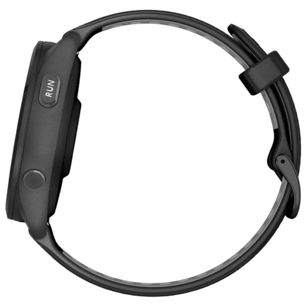 - Garmin Forerunner 265 Black Bezel  Case  Black/Powder Gray Silicone Band (010-02810-50) -  12