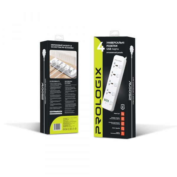 Գ  ProLogix Premium (PR-SC4408W) 4 , 4 USB, 2 ,  -  6