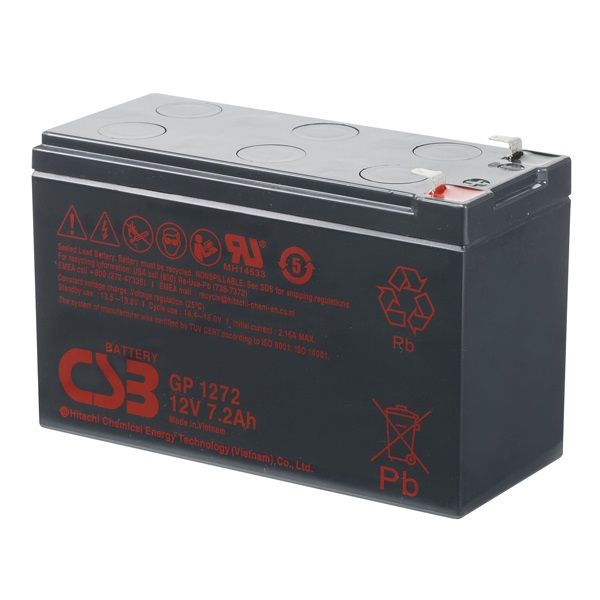      CSB 12V 7.2AH (GP1272F2/11641, 25W) AGM -  1