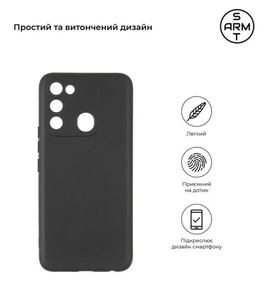 - Armorstandart Matte Slim Fit  Tecno Spark Go 2022 (KG5) Camera cover Black (ARM63707) -  2