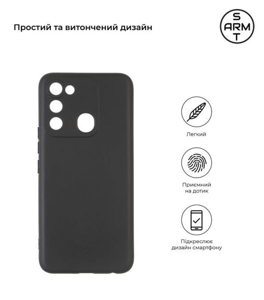 - Armorstandart Matte Slim Fit  Tecno Spark 9 (KG5p) Camera cover Black (ARM64808) -  2