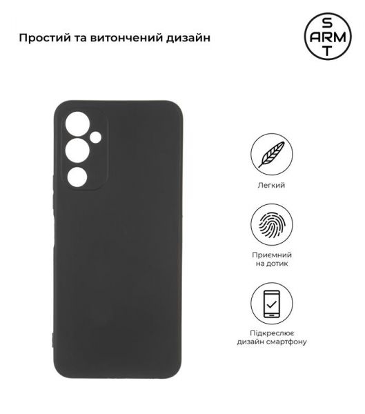 - Armorstandart Matte Slim Fit  Tecno Pova 4 Camera cover Black (ARM65723) -  2