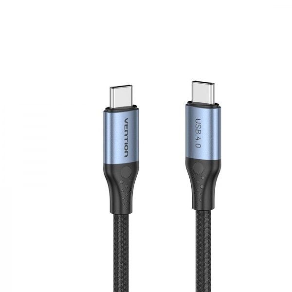  Vention USB-C - USB-C, 1 m, Black/Blue (TAVHF) -  1