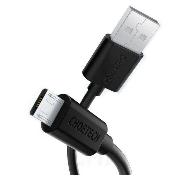   Choetech USB - MicroUSB, 1.2, Black (AB003) -  1