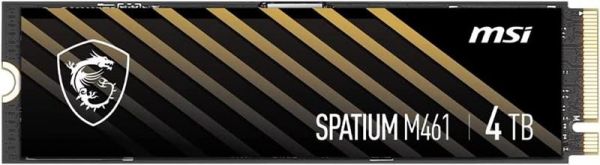  SSD 4TB MSI Spatium M461 M.2 2280 PCIe 4.0 x4 NVMe 3D NAND TLC (S78-440R030-P83) -  1
