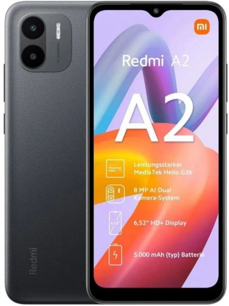  Xiaomi Redmi A2 3/64GB Dual Sim Black -  1