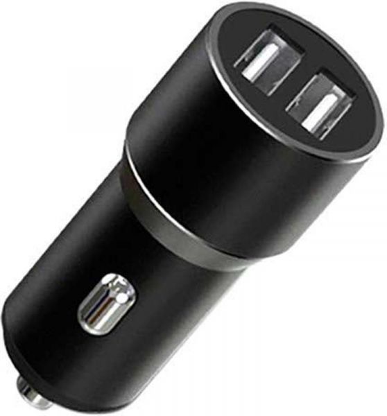    XO CC30 Metal Car Charger (2USB, 2.4A) Black (XO-CC30-BK) -  1