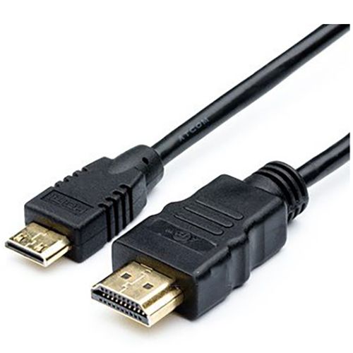  mini HDMI - HDMI 3  Atcom Standard Black, V1.4,   (11503) -  1