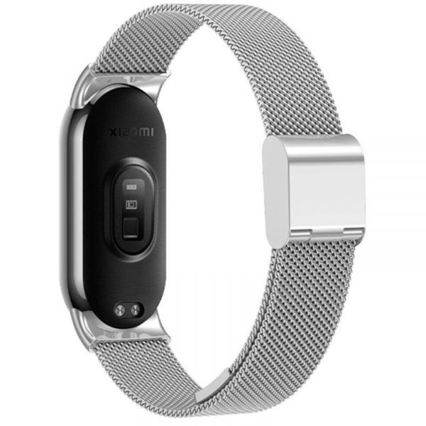  BeCover Metal  Xiaomi Mi Smart Band 8 Silver (709358) -  2