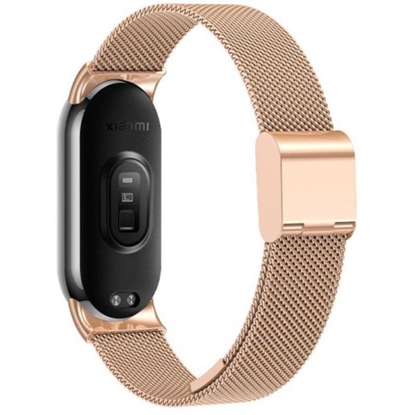  BeCover Metal  Xiaomi Mi Smart Band 8 Rose Gold (709360) -  2