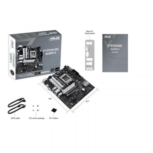   Asus Prime B650M-K Socket AM5 -  7