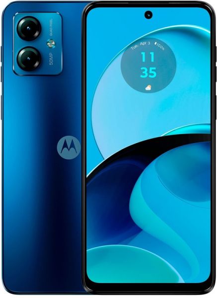  Motorola Moto G14 4/128GB Dual Sim Sky Blue (PAYF0004PL) -  1