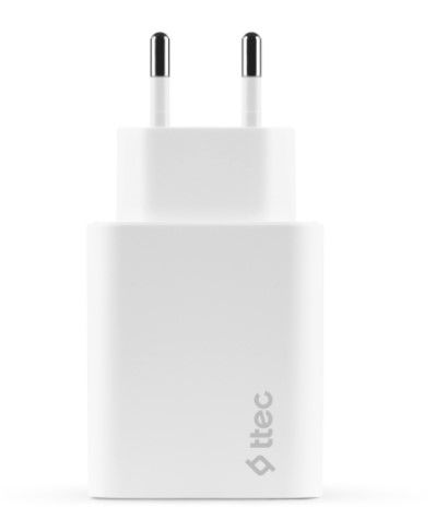    Ttec SmartCharger Duo PD USB-C/USB-A 32 White (2SCS24B) -  2