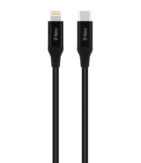  Ttec (2DK40S) USB-C - Lightning 1.5, Black -  1