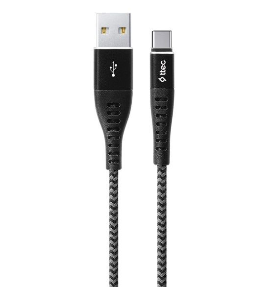  Ttec (2DKX02CS) USB - USB-C, ExtremeCable, 1.5, Black -  1