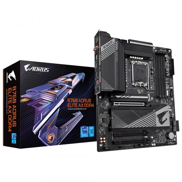   Gigabyte B760 Aorus Elite AX DDR4 Socket 1700 -  1